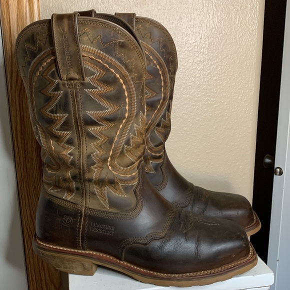 Durango Maverick Pro Steel Toe Waterproof Western Work Boot GUC - Picture 4 of 7